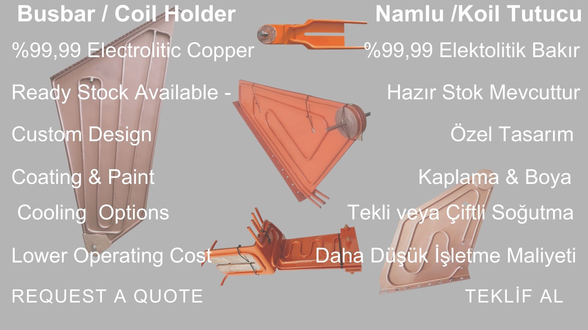 Copper busbar for ERW induction welding coil system used in tube and pipe production – Ucar Teknik Turkey