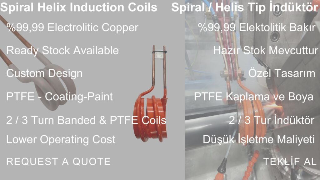 Helical induction welding coil for ERW pipe production line – high efficiency coil design Ucar Teknik
